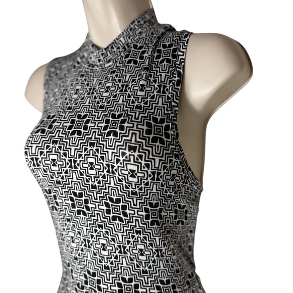 Maeve Black and White Midi Dress - Picture 3 of 11